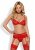 Obsessive Red Bra Set