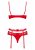 Obsessive Red Bra Set
