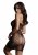 Strapples Mini Dress With Fishnet Lace Pattern