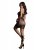 Strapples Mini Dress With Fishnet Lace Pattern
