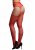 Red Suspender Rhinestone Pantyhose