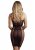 Knee-Length Lace and Fishnet Dress