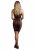 Knee-Length Lace and Fishnet Dress