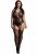 Opaque lace suspender bodystocking - Queen Size