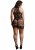 High criss cross key holy neck mini dress - Queen Size