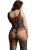 Lace and fishnet bodystocking- Queen Size