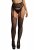 Fishnet and lace garterbelt stockings