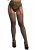 Fishnet and lace garterbelt stockings, green