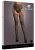 Fishnet and lace garterbelt stockings, green