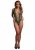 V-Neck Teddy with Opaque panels, green
