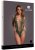 V-Neck Teddy with Opaque panels, green