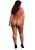 V-Neck Teddy with Opaque panels, red - Queen Size