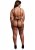 Strappy Open Cup Body Harness with Garters - Queen Size