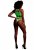 Body with grecian neckline - Neon Green