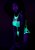 Body with grecian neckline - Neon Green