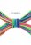 Ouch! Bondage Rope 10 m - Multicolor Bright