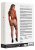 Open-Back Bodysuit with Leather Garter, Red