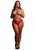 Stupid Cupid Heart Harness Red Queen Size