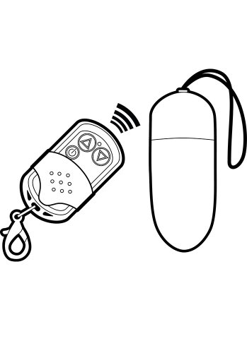 Vibrating Wireless Egg Big Pink
