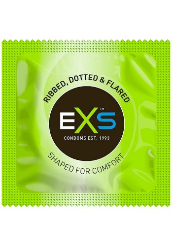 EXS Ribbed Dotted Flared - 12 pack