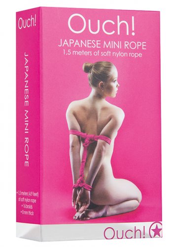 Japanese Mini Rope 1,5m Pink