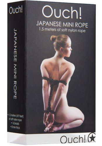 Japanese Mini Rope 1,5 m Black