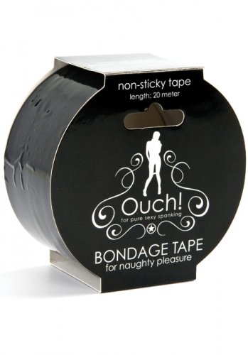 Non Sticky Bondage Tape Black 20 m