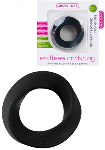 Endless Cockring Medium Black