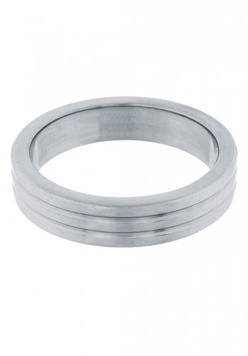 Steel Power Cockring Ribbed - 50 mm