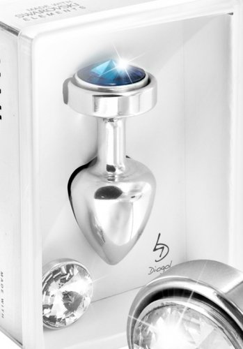 Anni by Diogol buttplug Magnet Silver 25 mm