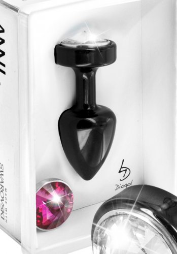 Anni by Diogol buttplug Magnet Black 30 mm