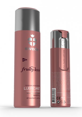 Fruity Love Glidmedel Strawberry Wine, 100 ml