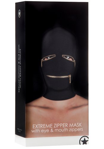 Extreme Zipper Mask with eye & mouth zippers