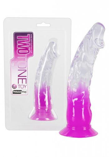 TwoTone Dildo 6 Inch, Purple