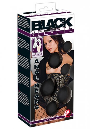 Black Velvets Anal Beads