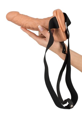 Hollow Strap-on with Balls 18 cm