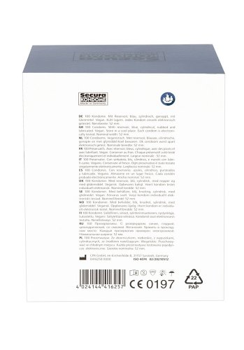 Secura Blue Pearl 100-pack