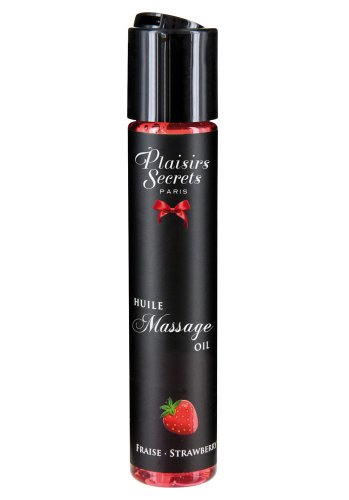 smaksatt massageolja jordgubb