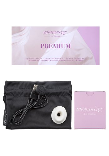 Womanizer Premium White/Chrome