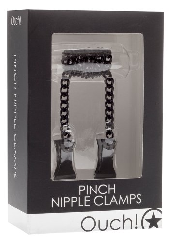 Pinch Nipple Clamps, Black