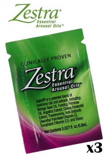 Zestra Klitorisolja 3 x 0,8 ml