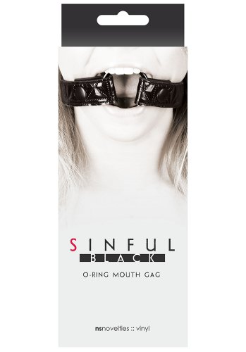 Sinful O-Ring Mouth Gag Black