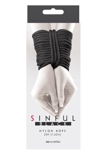 Sinful Nylon Rope 7,5 m Black