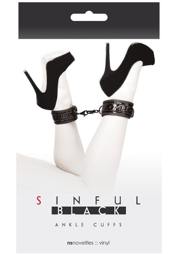 Sinful Ankle Cuffs Black