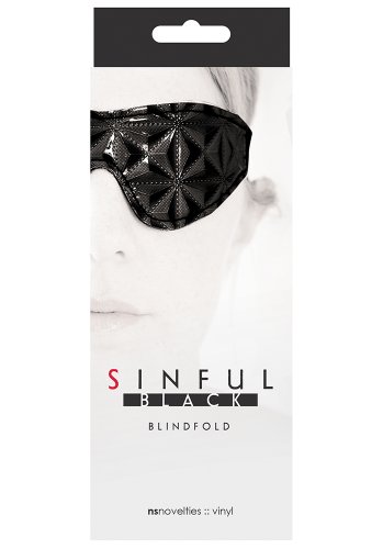 Sinful Blindfold Black