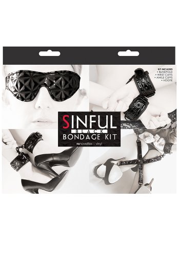 Sinful Bondage Kit Black