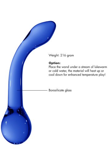 Chrystalino Glass G-Rider, Blue