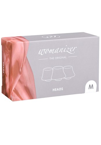 Womanizer Munstycke Vit, Medium 3-pack