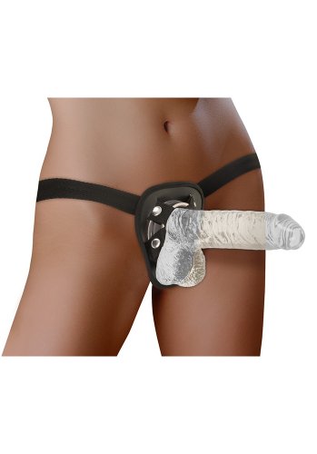 Crystal Clear Strap-On with Harness