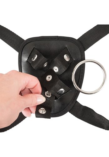 Crystal Clear Strap-On with Harness